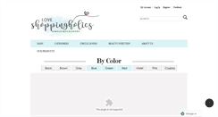 Desktop Screenshot of loveshoppingholics.com